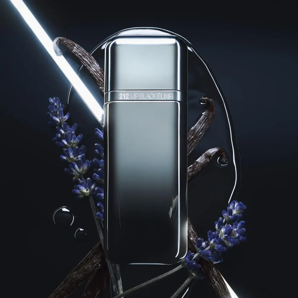 Carolina Herrera 212 VIP Black Elixir EDP 100 ml, foto 3