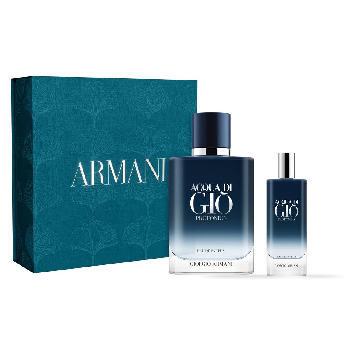 GIORGIO ARMANI - Set Perfume Hombre Acqua Di Gio Profondo Eau de Parfum 100ml + 15ml Giorgio Armani