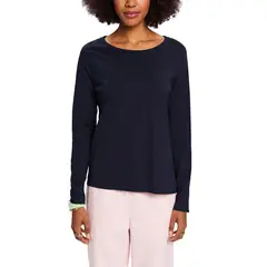 ESPRIT - Polera Manga Larga Algodón Mujer