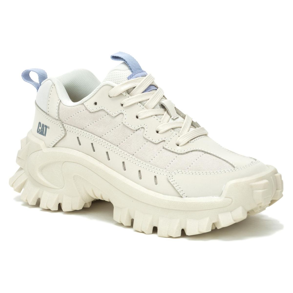 CAT - Intruder Lite Zapatilla Urbana Mujer Cuero Blanco Cat