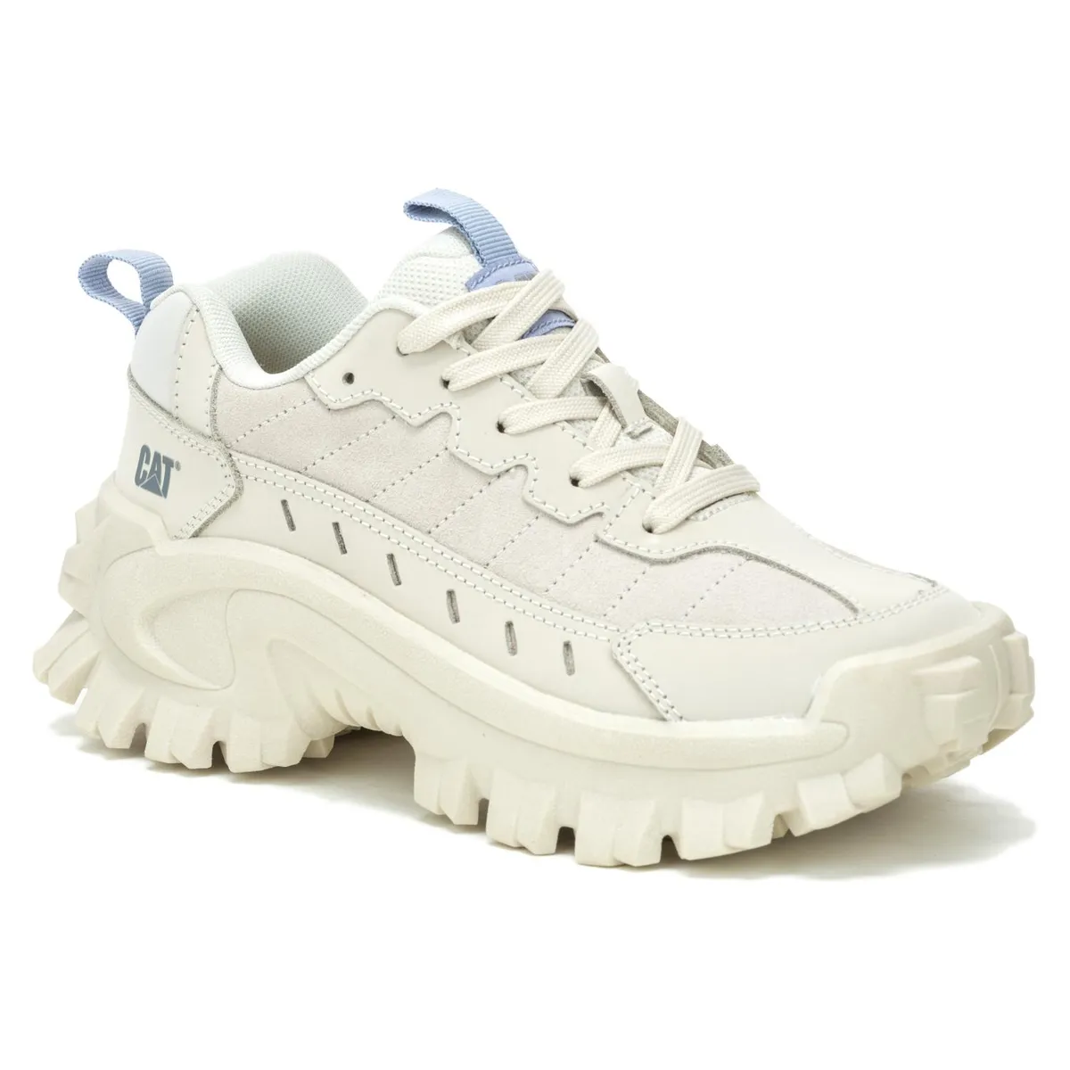 CAT - Intruder Lite Zapatilla Urbana Mujer Cuero Blanco Cat