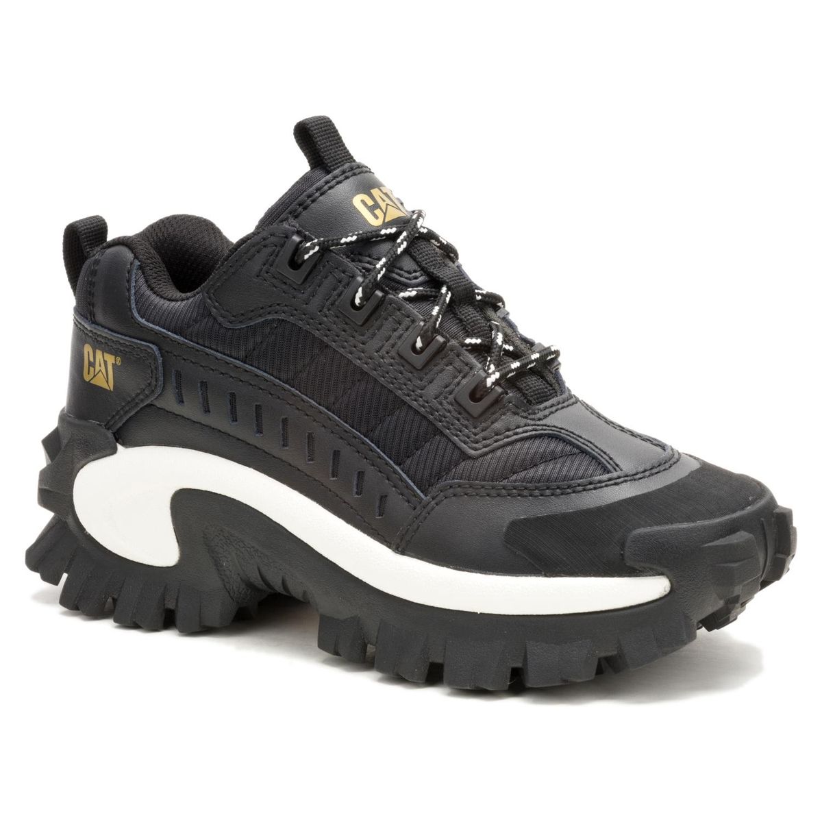 CAT - Intruder Lite Zapatilla Urbana Mujer Cuero Negro Cat