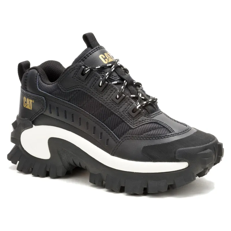 CAT Intruder Lite Zapatilla Urbana Mujer Cuero Negro Cat