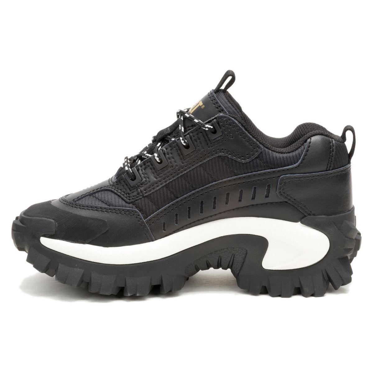 CAT - Intruder Lite Zapatilla Urbana Mujer Cuero Negro Cat