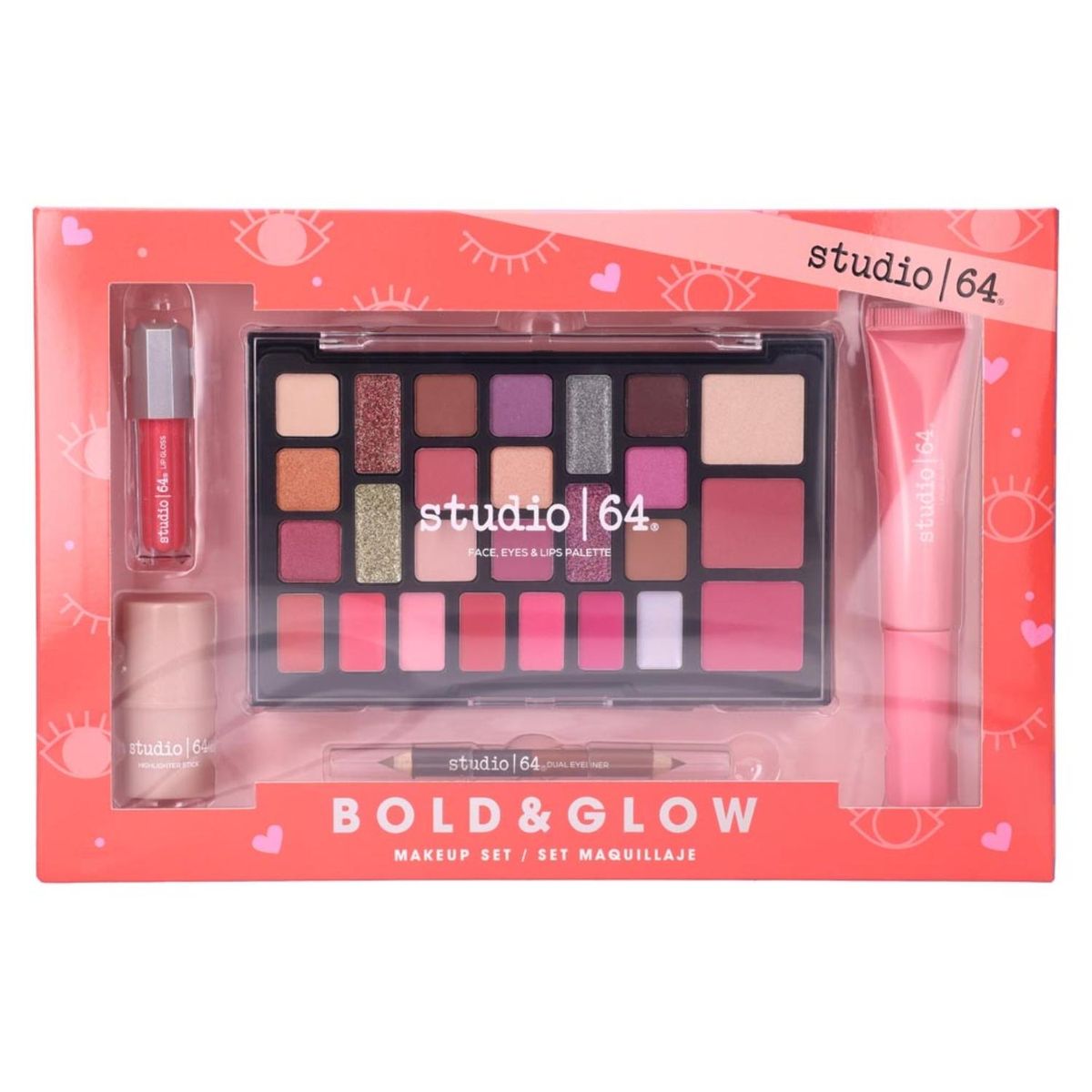 STUDIO 64 - Set De Maquillaje Bold Y Glow Studio 64