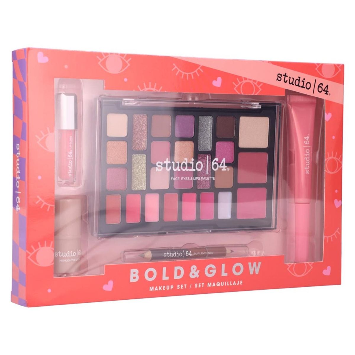 STUDIO 64 - Set De Maquillaje Bold Y Glow Studio 64