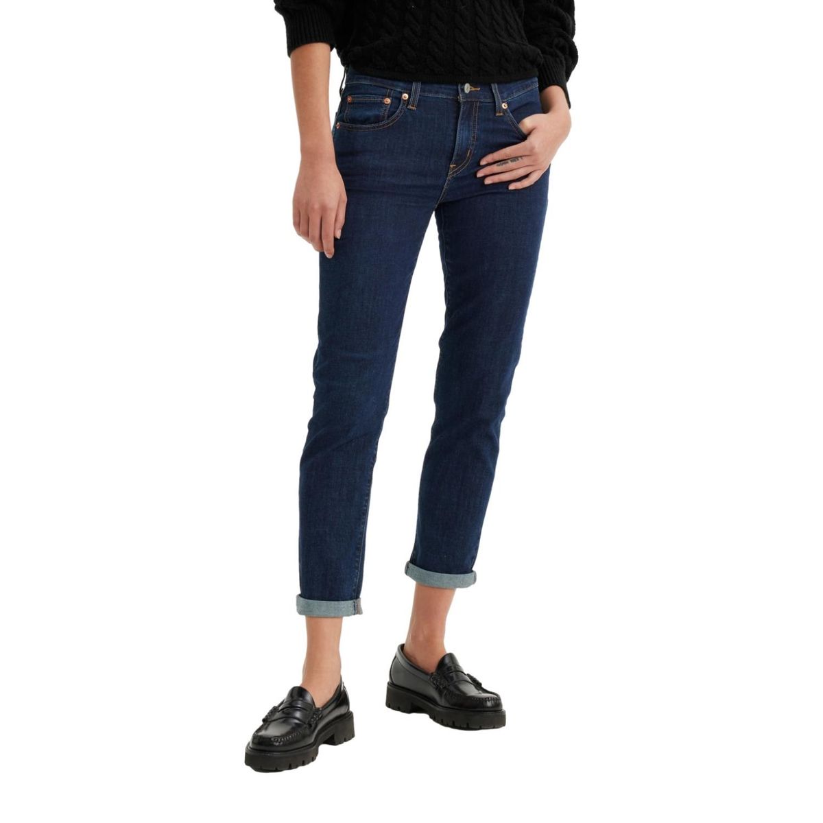 LEVIS - Jeans Mid Rise Boyfriend Mujer Levis
