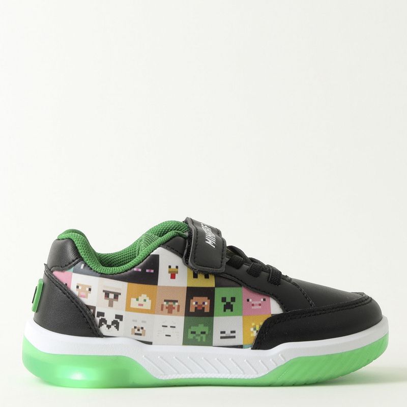 MINECRAFT - Zapatilla Urbana Niño Negro (24 a 33) Minecraft