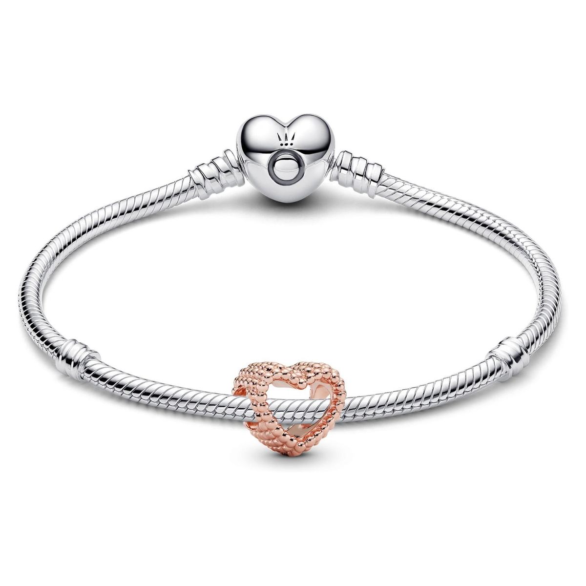 PANDORA - Gift Set Corazon Rose Cuentas Mujer Pandora