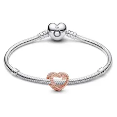 PANDORA - Gift Set Corazon Rose Cuentas Mujer