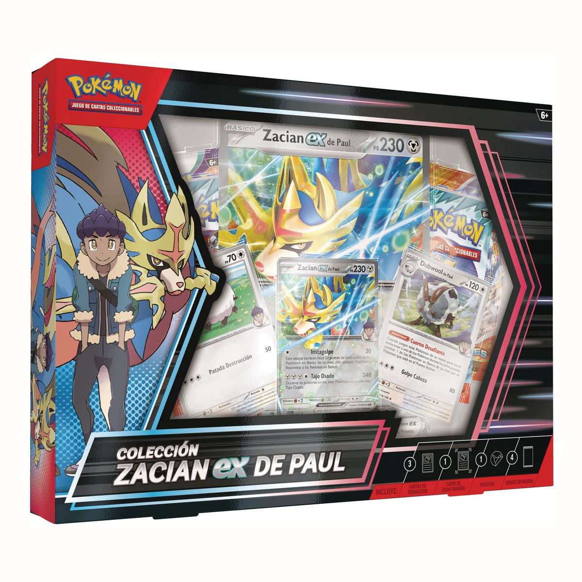 POKEMON - Tcg Cartas Pokemon Hops Zacian Ex Box Español