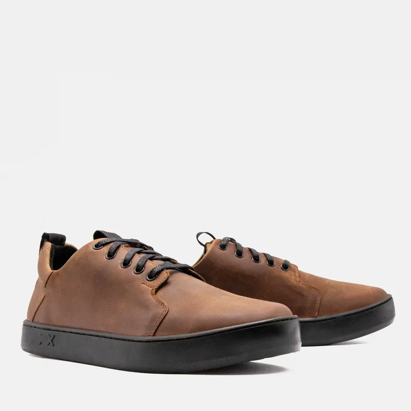 BESTIAS Zapato Casual Hombre Cuero Café Bestias