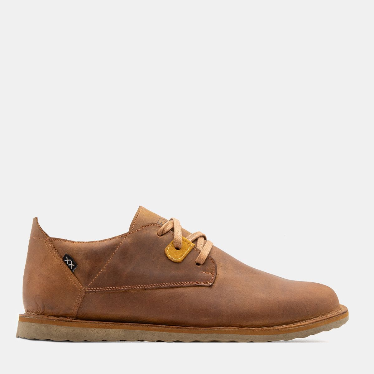 BESTIAS - Pudu Low West Fargo Zapato Casual Hombre Cuero Café Bestias