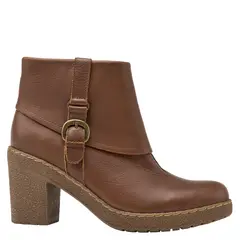 16 HRS - Botin Mujer Cuero Café