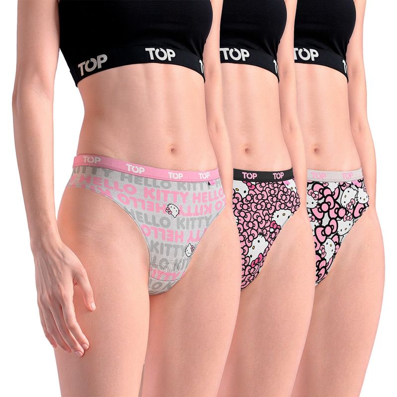 TOP - Pack De 3 Culotte Mujer Top