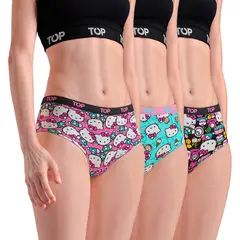 TOP - Pack De 3 Pantaletas Mujer