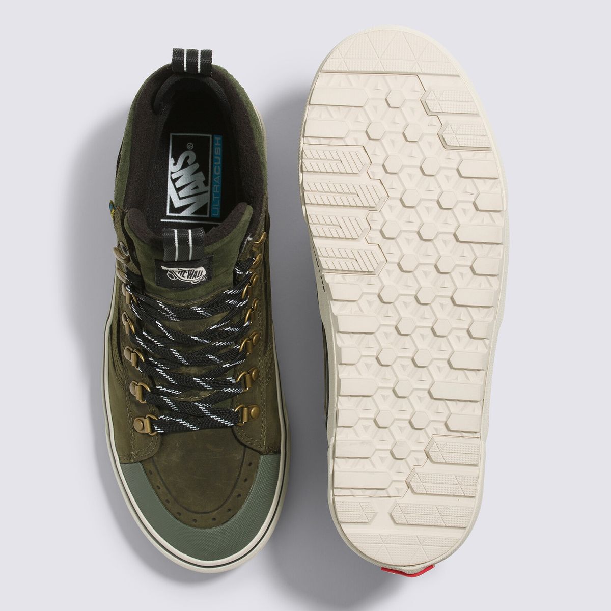 VANS - Sk8-Hi Dr Mte-2 Zapatilla Urbana Hombre Cuero Verde Vans