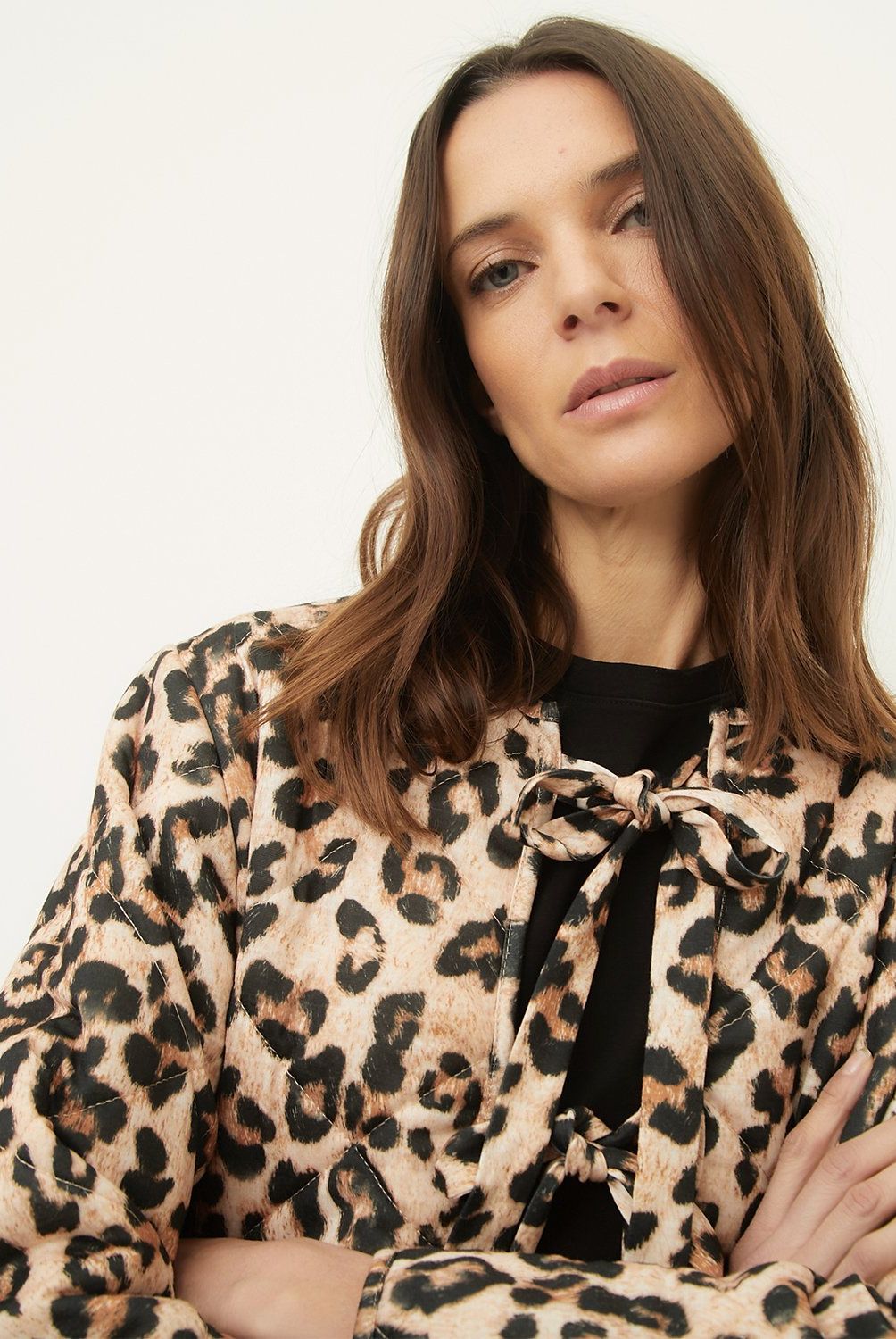BASEMENT - Chaqueta Animal Print Mujer Basement