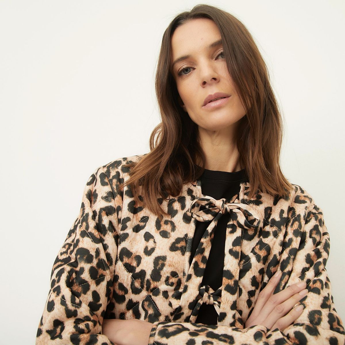 BASEMENT - Chaqueta Animal Print Mujer Basement