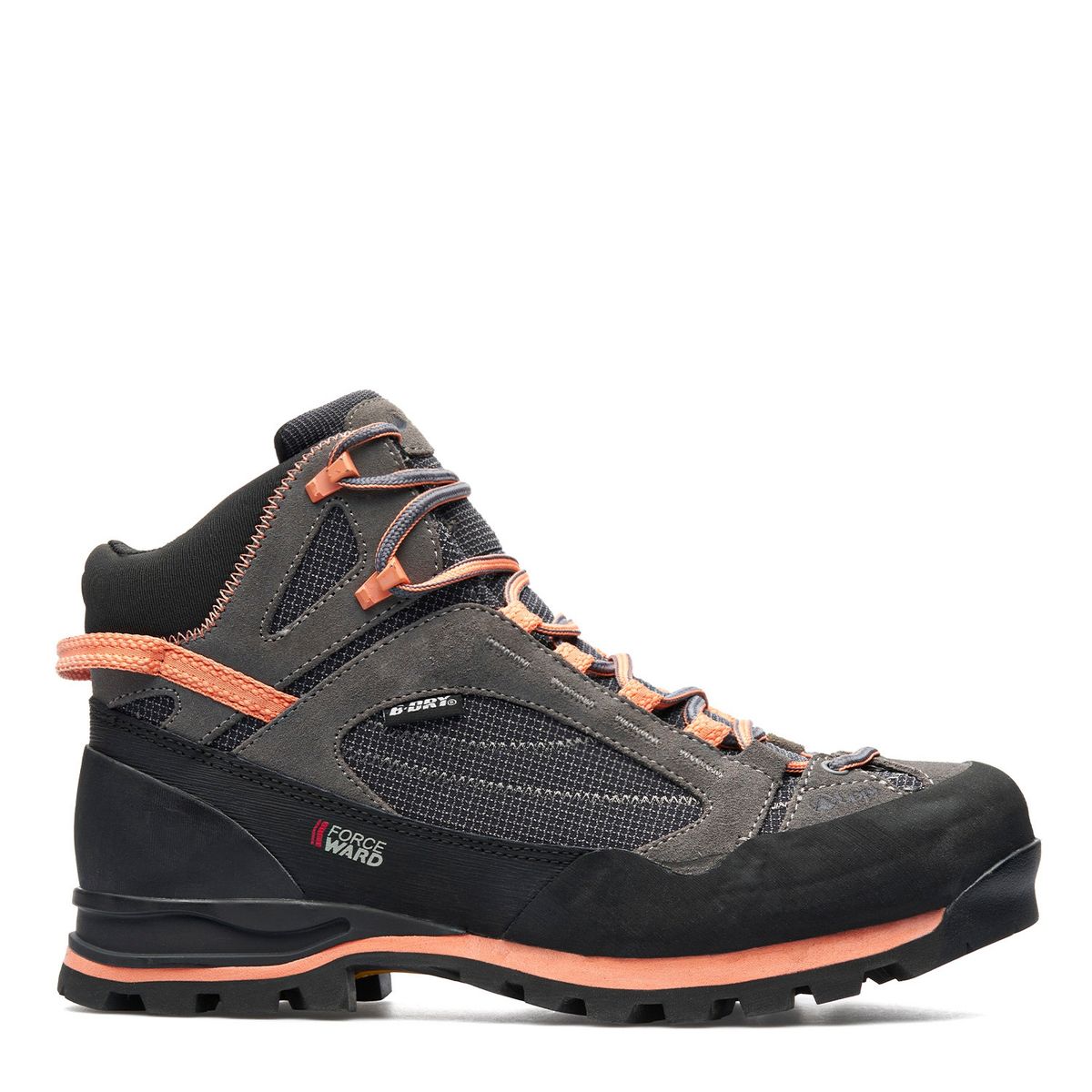 LIPPI - Terray Mid Zapatilla Outdoor Mujer Cuero Gris Lippi