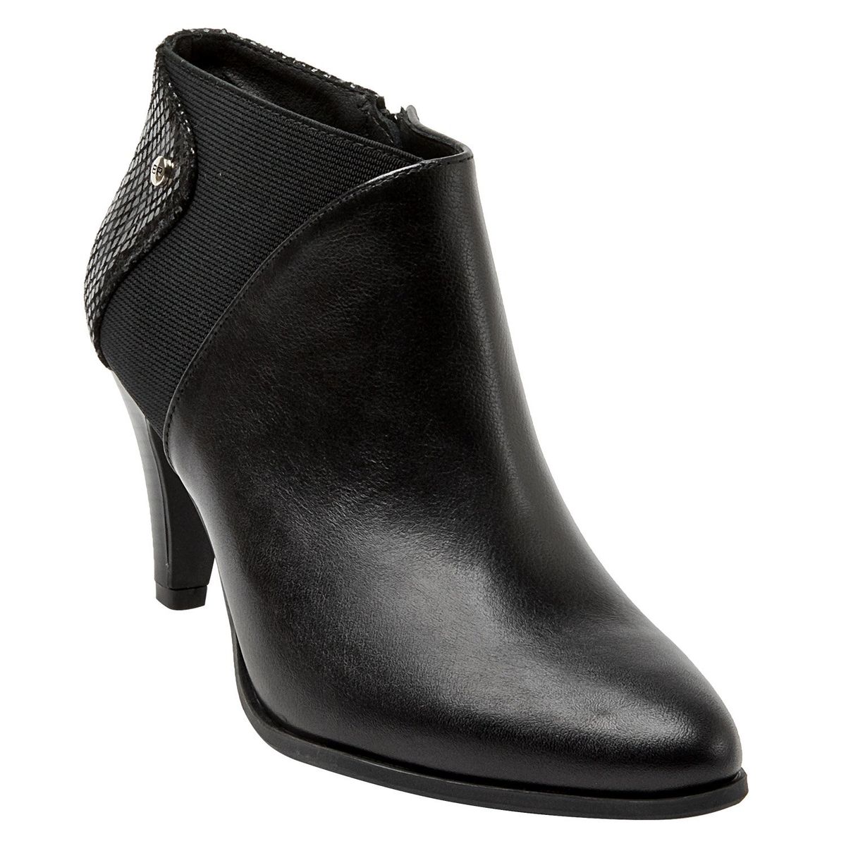 BRUNO ROSSI - Botin Mujer Cuero Negro Bruno Rossi