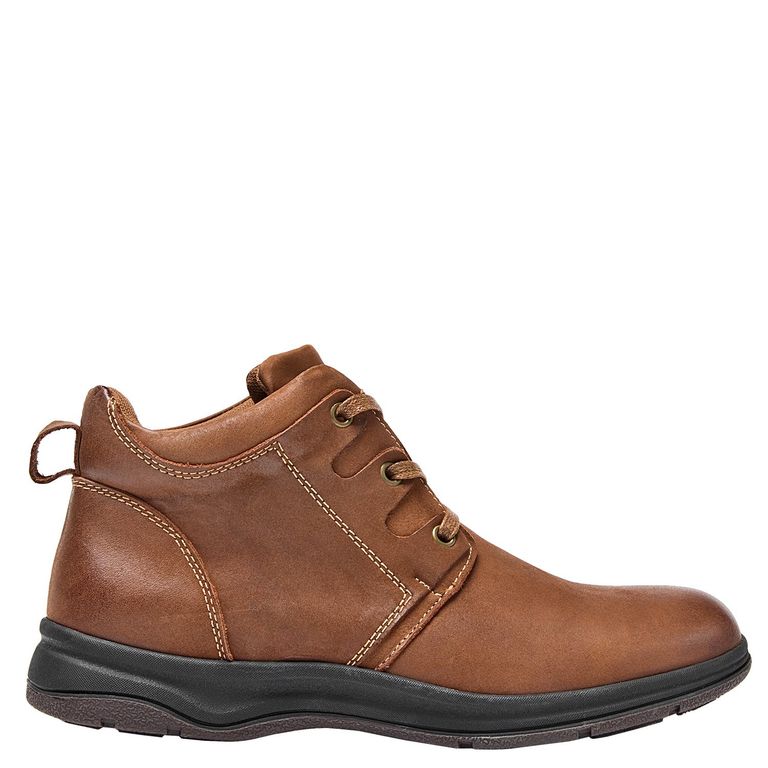 Botin Hombre Cuero Café