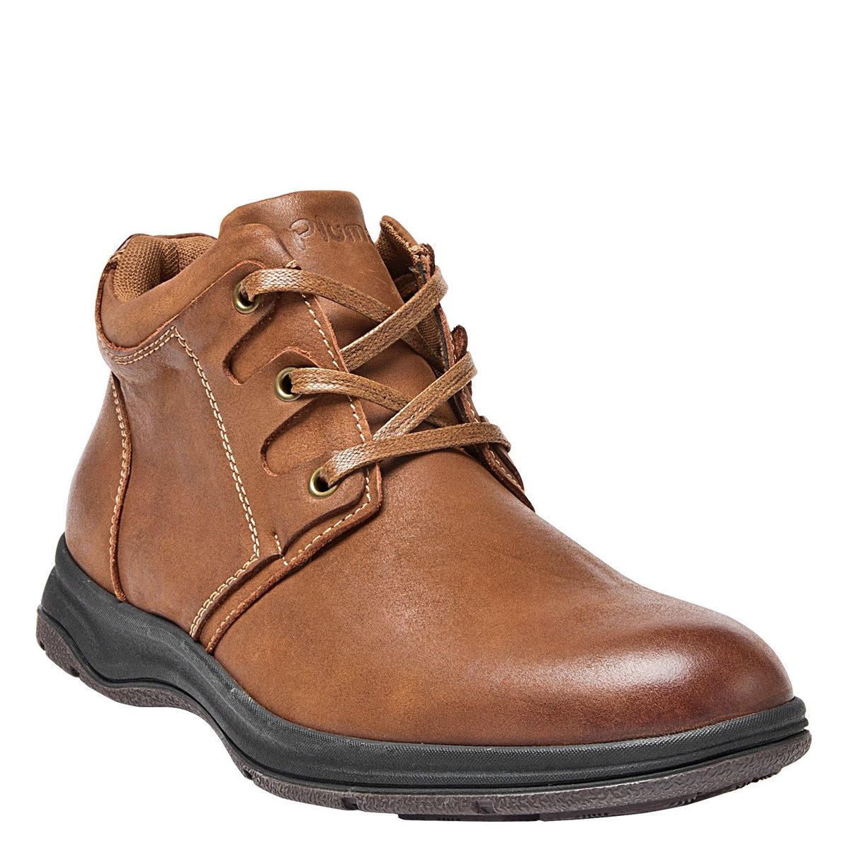 PLUMA - Botin Hombre Cuero Café Pluma