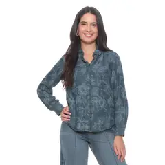 WADOS - Blusa Manga Larga Lyocell Mujer
