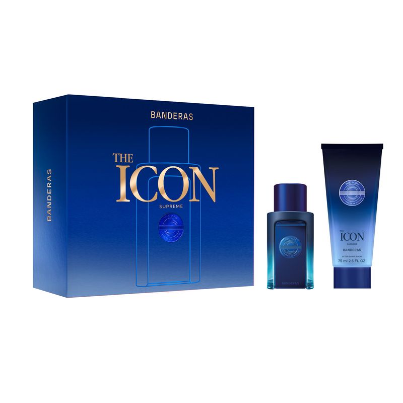 ANTONIO BANDERAS - Set The Icon Supreme Eau De Parfum Intense For Men 50 Ml + Aftershave Balm 75 Ml Antonio Banderas