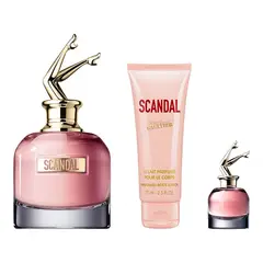 JEAN PAUL GAULTIER - Set Scandal Eau De Parfum 80 Ml + Perfumed Body Lotion 75 Ml + Eau De Parfum 6 Ml