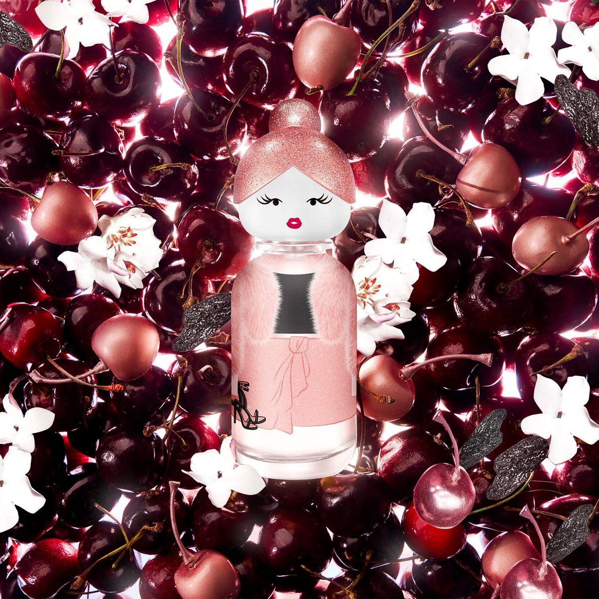 BENETTON - Set United Colors Sisterland Blush Cherry Eau De Parfum 80 Ml + Body Lotion 75 Ml Benetton