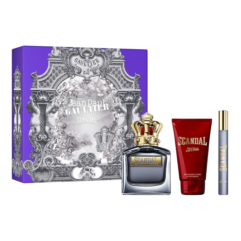 JEAN PAUL GAULTIER - Set Scandal Eau De Toilette For Him 100 Ml + All Over Shower Gel 75 Ml + Eau De Toilette For Him 10 Ml Jean Paul Gaultier