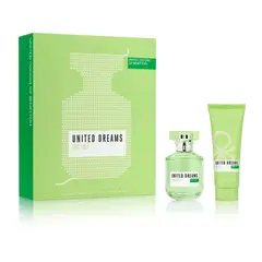 BENETTON - Set United Dreams Live Free Eau De Toilette For Her 50 Ml + Body Lotion For Her 75 Ml