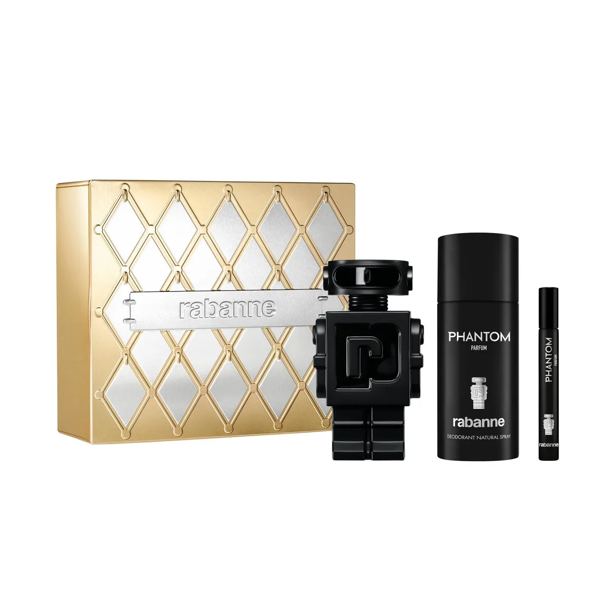 RABANNE - Set Phantom Parfum 100 Ml + Deodorant 150 Ml + 10 Ml Rabanne