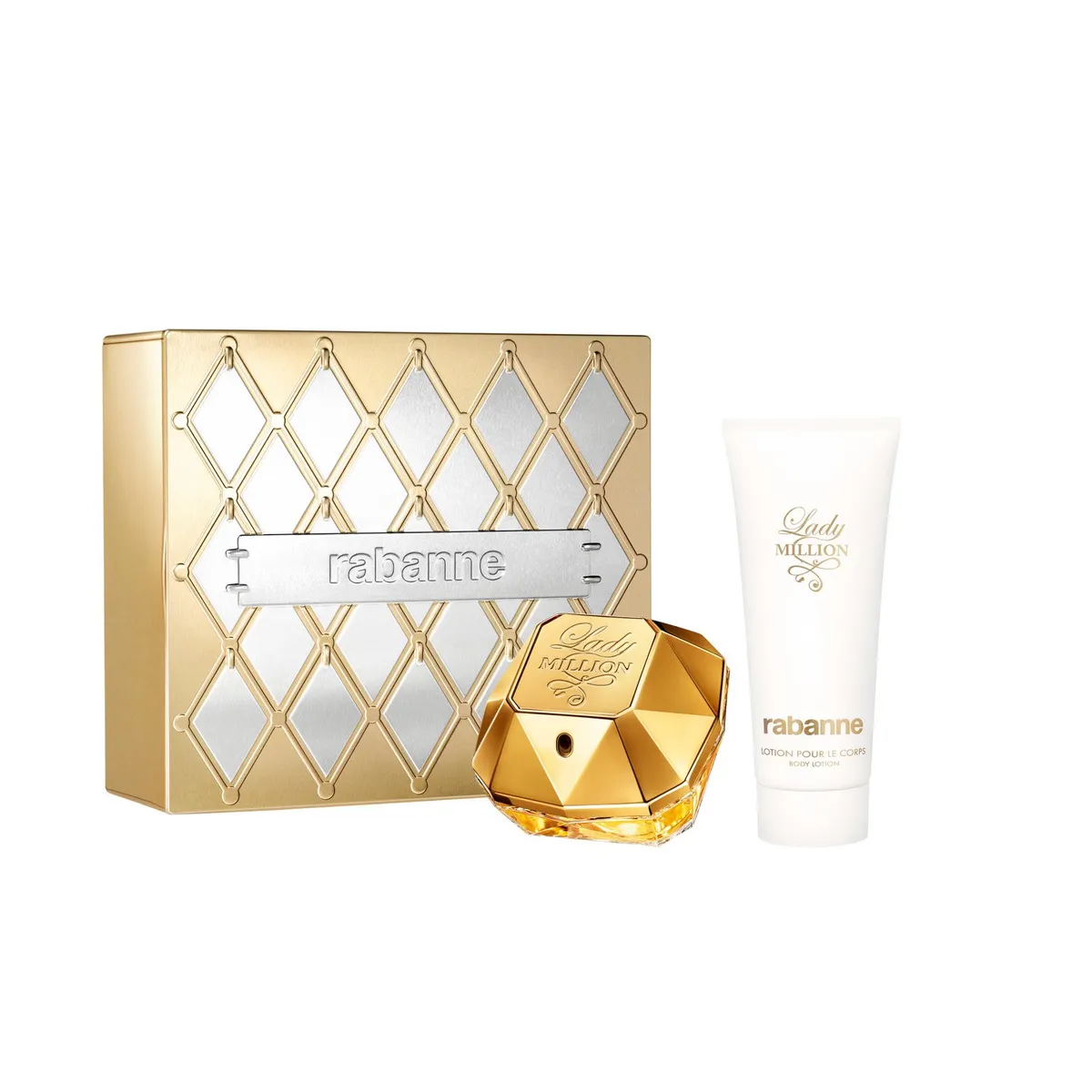 RABANNE - Set Lady Million Sensual Body Lotion 100 Ml + Eau De Parfum 80 Ml Rabanne