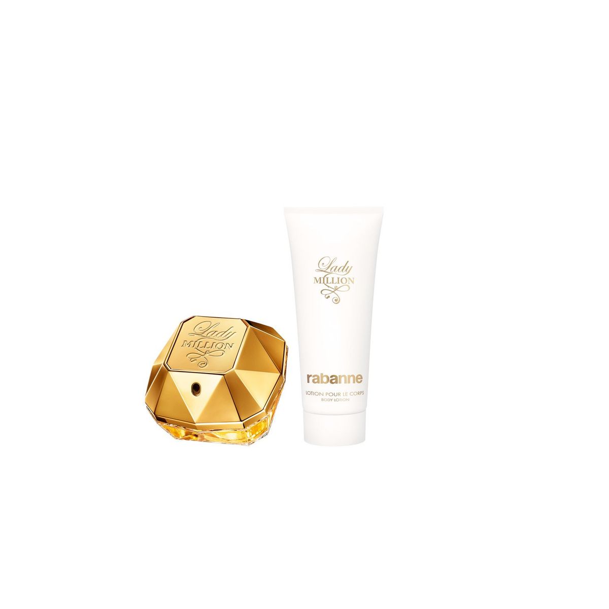 RABANNE - Set Lady Million Sensual Body Lotion 100 Ml + Eau De Parfum 80 Ml Rabanne