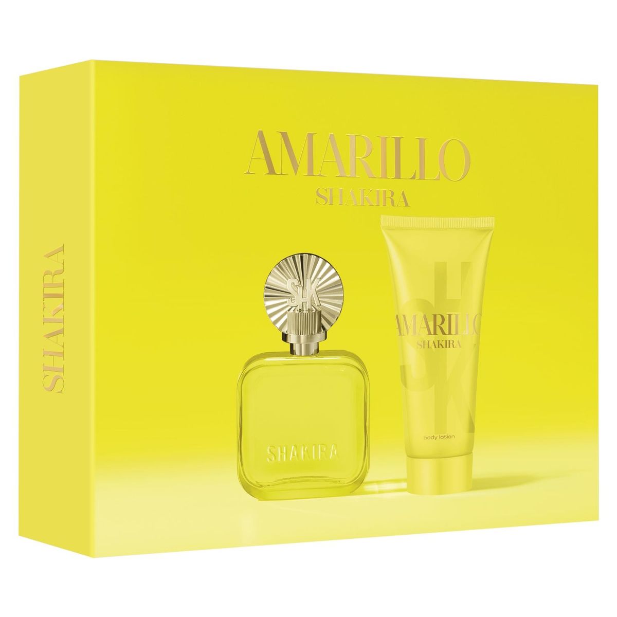 SHAKIRA - Set Amarillo Body Lotion 75 Ml + Eau De Parfum 50 Ml Shakira
