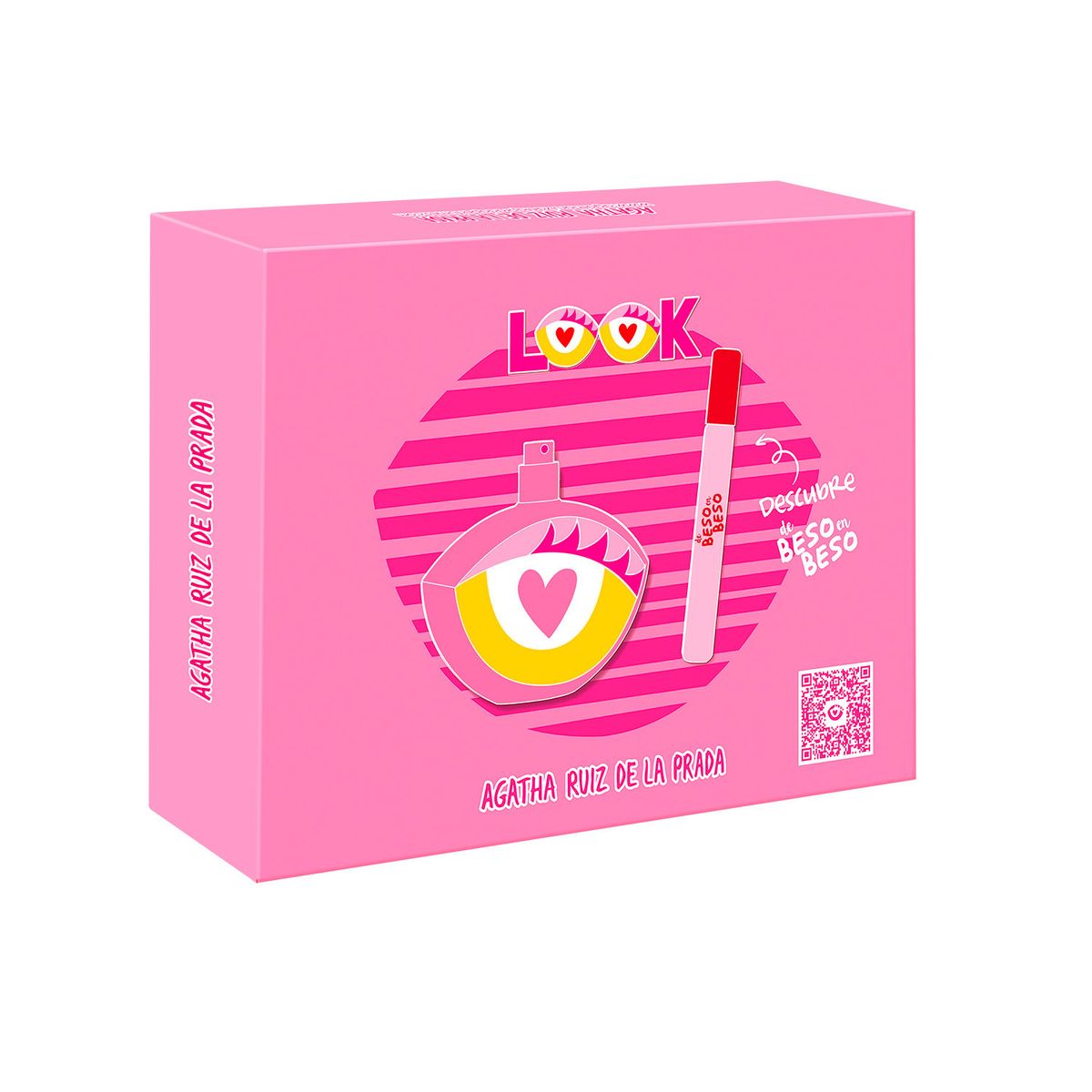 AGATHA RUIZ DE LA PRADA - Set Look Eau De Toilette 80 Ml + De Beso En Beso Eau De Toilette 10 Ml Agatha Ruiz De La Prada