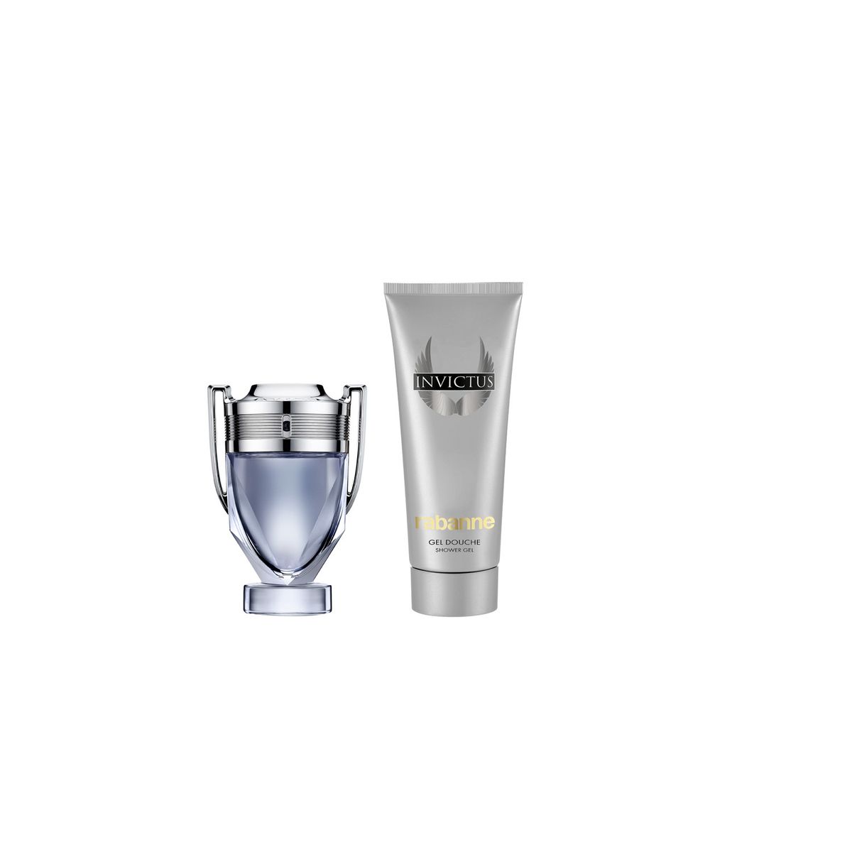 RABANNE - Set Invictus Eau De Toilette 50 Ml + Shampooing All Over Shampoo 100 Ml Rabanne