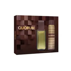 QUORUM - Set Eau De Toilette 100 Ml + Deodorant Spray 150 Ml