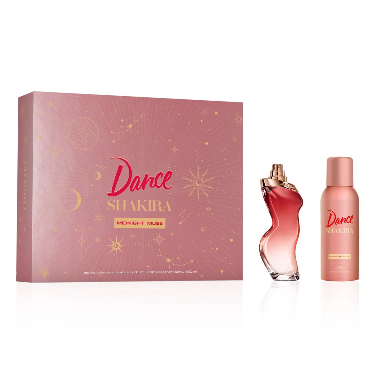 SHAKIRA - Set Dance Midnight Muse Eau De Toilette 80 Ml + 24H Deodorant Spray 150 Ml Shakira