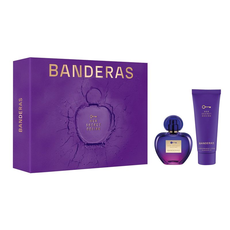ANTONIO BANDERAS - Set Her Secret Desire Eau De Toilette 50 Ml + Hydrating Body Lotion 75 Ml Antonio Banderas