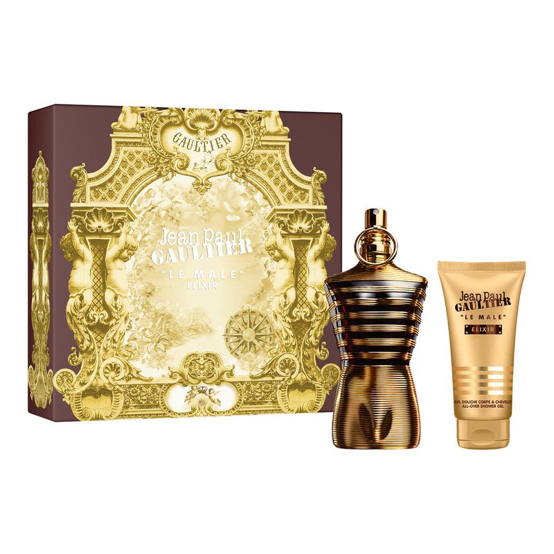 JEAN PAUL GAULTIER - Set Le Male Elixir Parfum 125 Ml + All-Over Shower Gel 75 Ml Jean Paul Gaultier