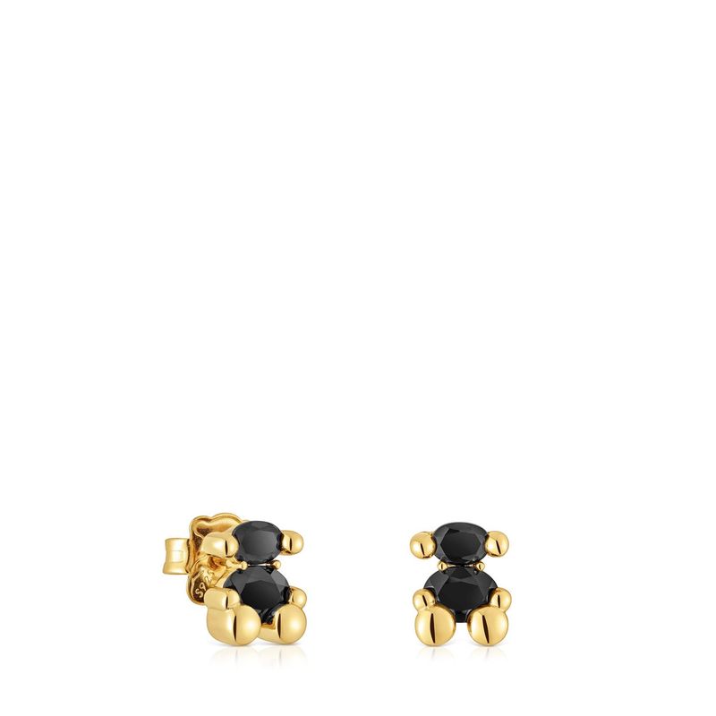 TOUS - Pendiente Color Bear Onix Mujer Tous