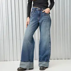 AMERICANINO - Jeans Baggy Mujer