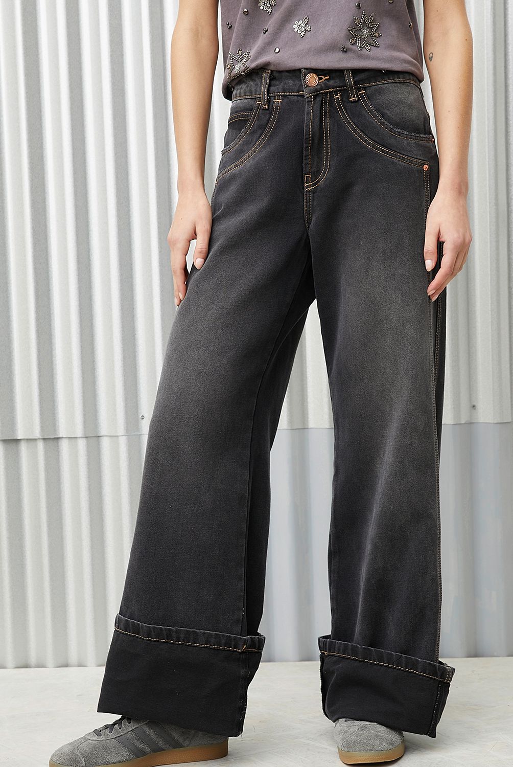 AMERICANINO - Jeans Baggy Mujer Americanino