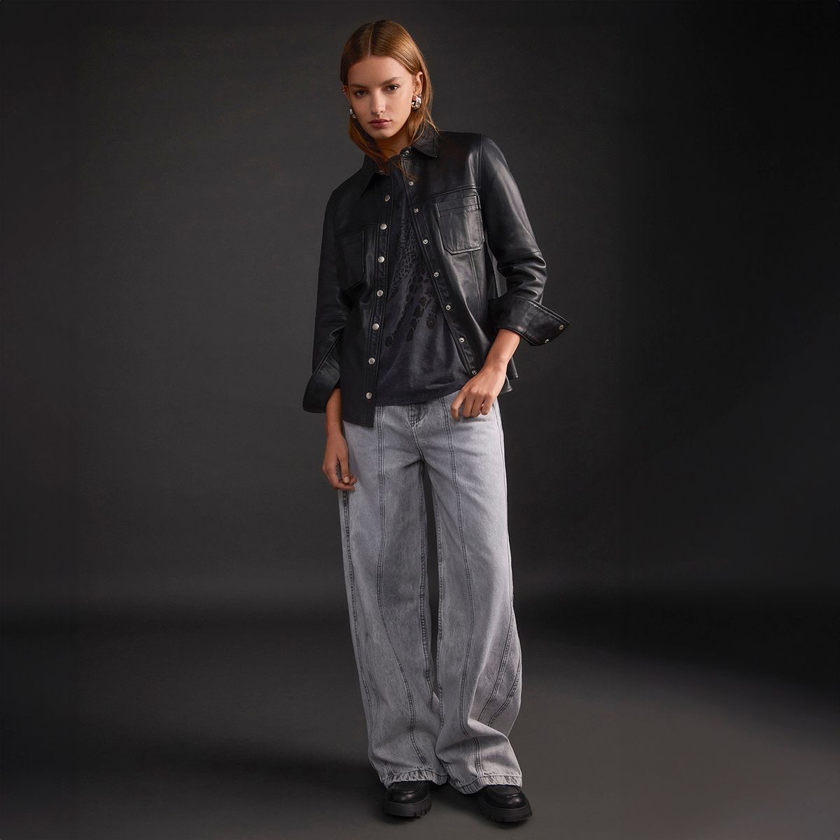 AMERICANINO - Jeans Baggy Mujer Americanino