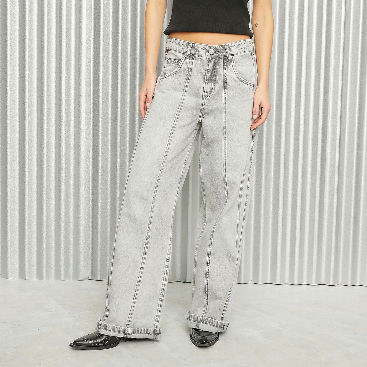 AMERICANINO - Jeans Baggy Mujer Americanino
