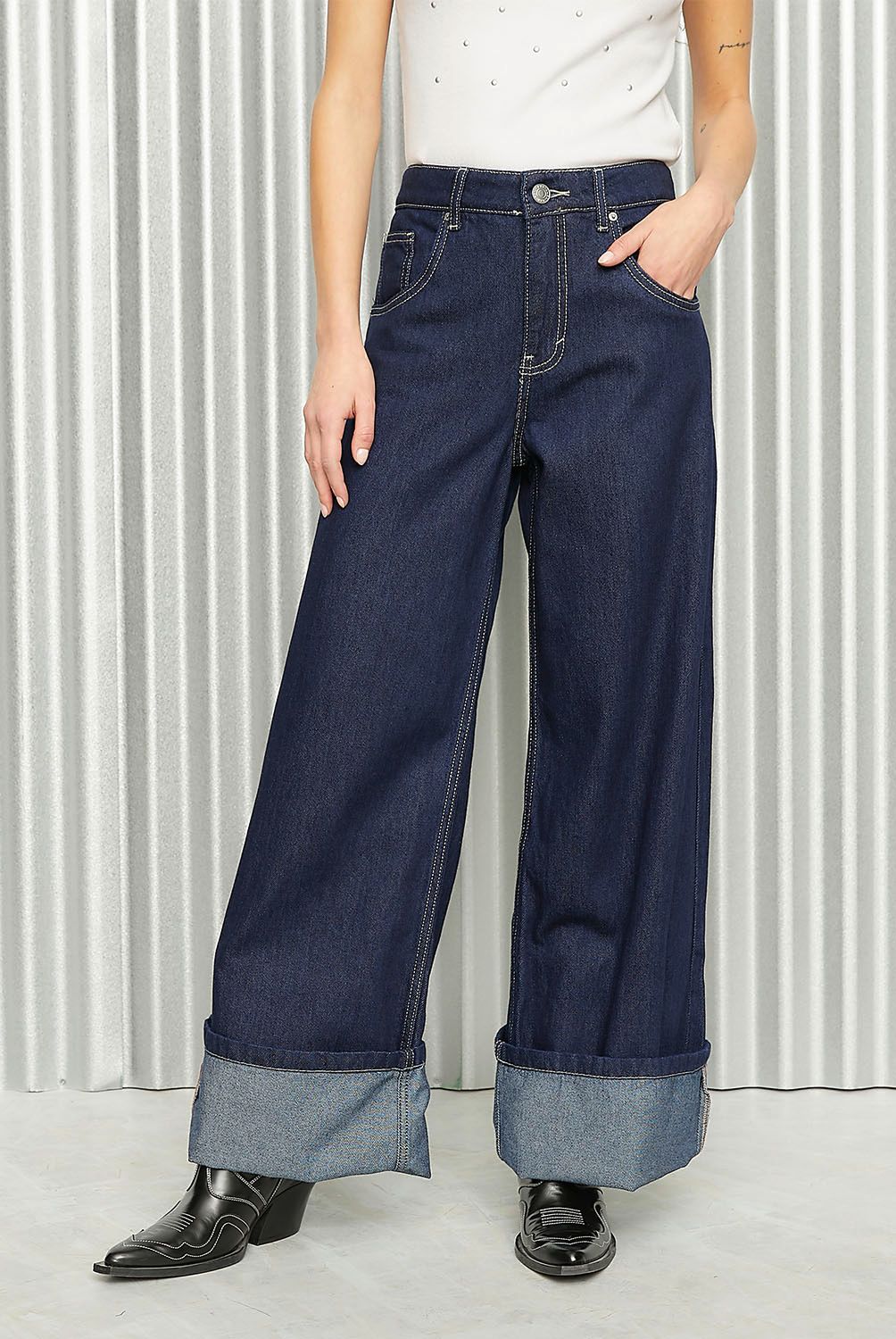 AMERICANINO - Jeans Baggy Mujer Americanino