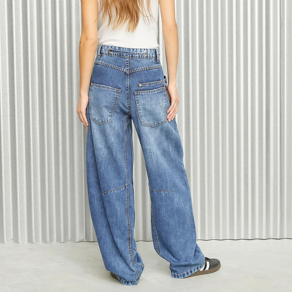 AMERICANINO - Jeans Baggy Mujer Americanino